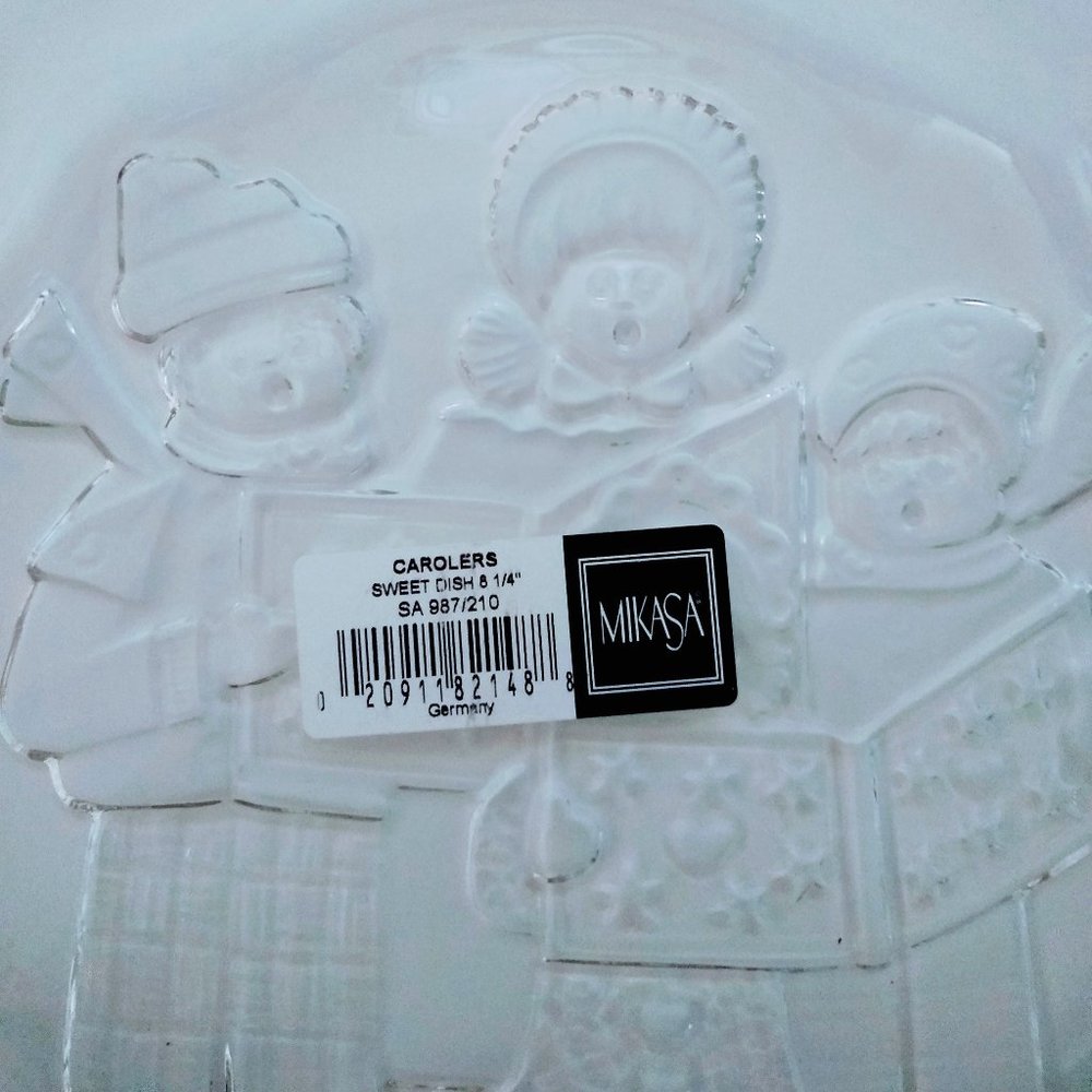 MIKASA Crystal Carolers Sweet Dish - Picture 7 of 9